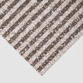 チョコレートブラウン赤面グリッタースパークルストライプズ 薄葉紙 (詳細)