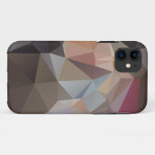 チョコレートブラウン&パステルピラミッドアートケースマテi Case-Mate iPhoneケース (裏面(横))