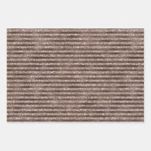 チョコレートブラウン ラッピングペーパーシート (正面3)