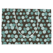 チョコレートブルードット 大型ギフトバッグ ラージペーパーバッグ (裏面)