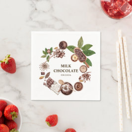 チョコレートブーケフレーム スタンダードカクテルナプキン