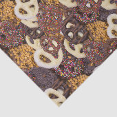 チョコレートプレッツェルパターン 薄葉紙 (詳細)