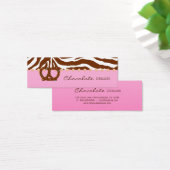 チョコレートプレッツェルベーカリーしおり価格ラベル (デスク)