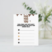 チョコレートベビーシャワーゲームを推測 (スタンド正面)