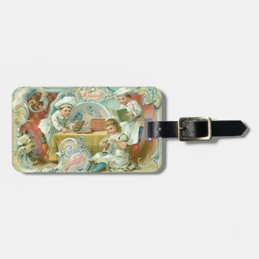 チョコレートベーカーズアンティーク ラゲッジタグ (正面横)