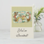 チョコレートベーカーズアンティーク 招待状 (スタンド正面)