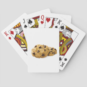 チョコレートベーキングまたは焼くことの菓子のデザートの食糧クッキーのパーティ トランプ