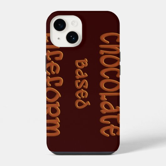 チョコレートベースの生命体 iPhone 6 カー iPhoneケース (裏面)