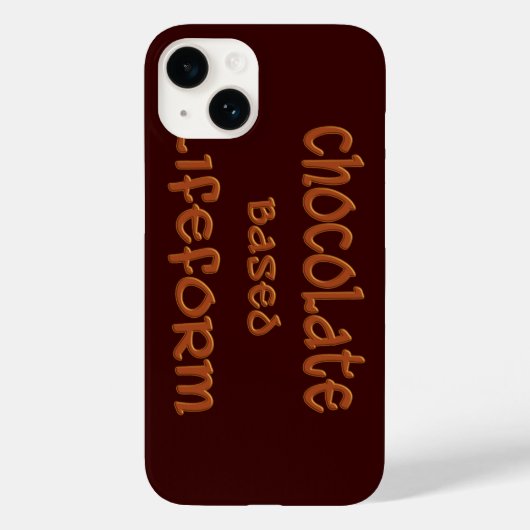 チョコレートベースのLifeform iPhone 6ケース Case-Mate iPhoneケース (裏面)