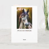 チョコレートホースのグリーティングカード シーズンカード (裏面)