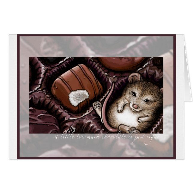 チョコレートボックス内のマウス (正面横)