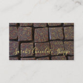 チョコレートボンショコラティアーキャンディショップスウィートフード 名刺 (正面)