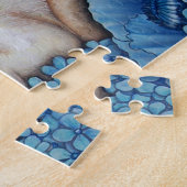 チョコレートポイントシャム猫 ジグソーパズル (側面)