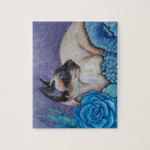 チョコレートポイントシャム猫 ジグソーパズル (縦)