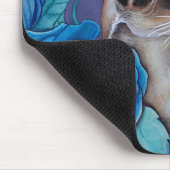 チョコレートポイントシャム猫 マウスパッド (コーナー)