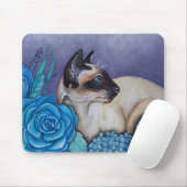 チョコレートポイントシャム猫 マウスパッド (マウス)