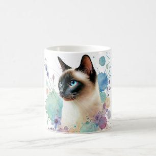 チョコレートポイントシャメネキャットウォーター コーヒーマグカップ