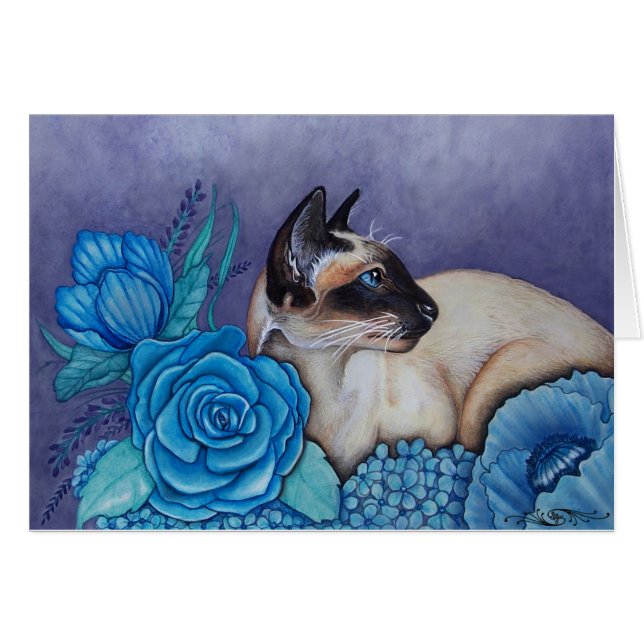 チョコレートポイントシャメネコ (正面横)