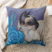 チョコレートポイントシャメネコ クッション (ブランケット)