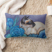 チョコレートポイントシャメネコ ランバークッション (ブランケット)