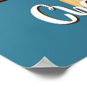 チョコレートポップシクル名前をカスタムするポスター ポスター (角)