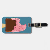 チョコレートポプシクルカスタム文字ラゲッジタグ ラゲッジタグ (正面横)