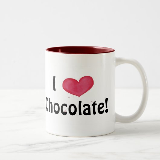 チョコレートマグが大好き ツートーンマグカップ (右)