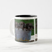 チョコレートマグのたらい ツートーンマグカップ (正面左)