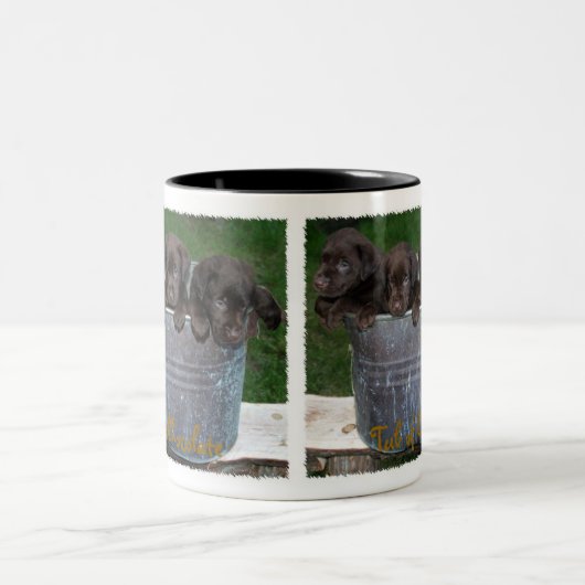 チョコレートマグのたらい ツートーンマグカップ (中央)