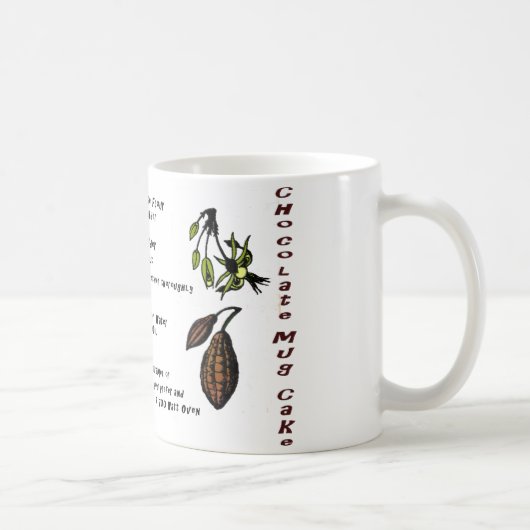 チョコレートマグのケーキのマグ コーヒーマグカップ (右)