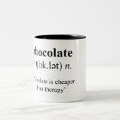 チョコレートマグ ツートーンマグカップ (中央)