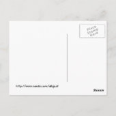 チョコレートマフィンのポストカード ポストカード (裏面)