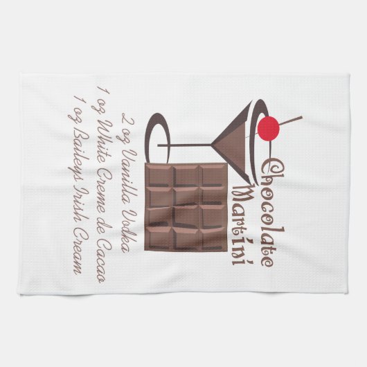 チョコレートマルティーニ キッチンタオル (横)
