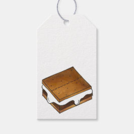 チョコレートマーシュマロートーストキャンプファイアーズモーレ ギフトタグ