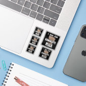 チョコレートミルクのために走る シール (ノートパソコンとiPhone)