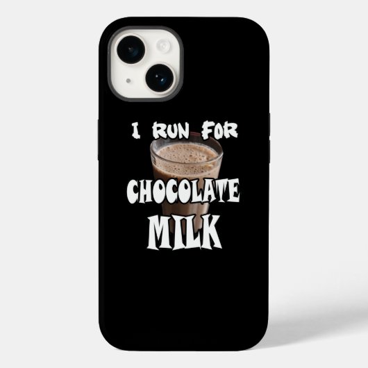 チョコレートミルクのために走る Case-Mate iPhoneケース (裏面)