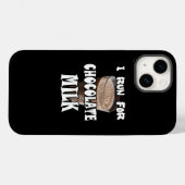 チョコレートミルクのために走る Case-Mate iPhoneケース (裏面 (横))