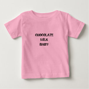チョコレートミルクのベビーのワイシャツ ベビーTシャツ