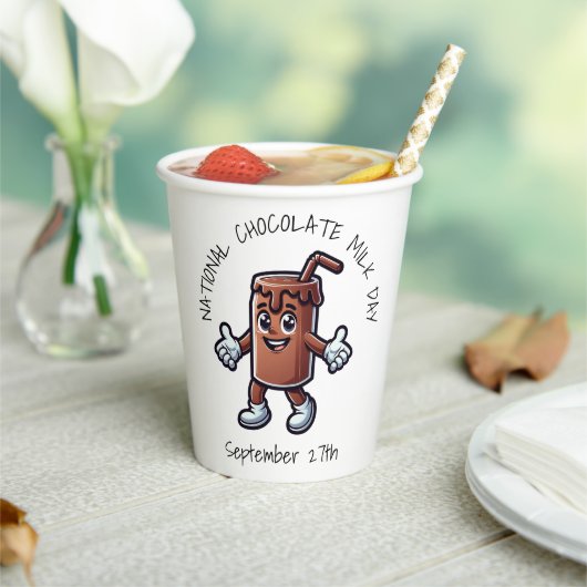 チョコレートミルクの日 紙コップ (インサイチュ)