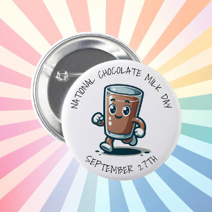 チョコレートミルクの日 缶バッジ