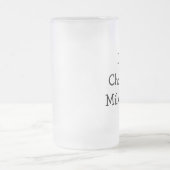 チョコレートミルクシェイクが大好き フロストグラスビールジョッキ (中央)