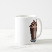 チョコレートミルクシェイク恋人のマグカップ コーヒーマグカップ (正面右)