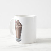 チョコレートミルクシェイク恋人のマグカップ コーヒーマグカップ (正面左)