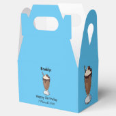 チョコレートミルクシェイク漫画イラストレーション フェイバーボックス (オープン)