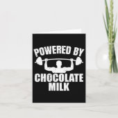 チョコレートミルクジムフィットネストレーニングボディビル カード (正面)