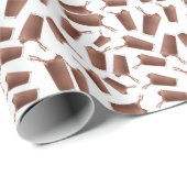 チョコレートミルクパターン ラッピングペーパー (ロールコーナー)