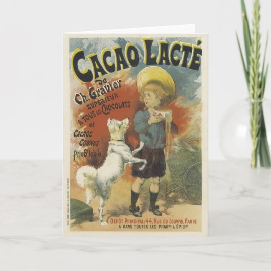 チョコレートミルク カード (正面)