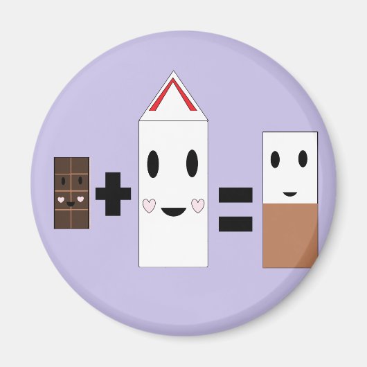 チョコレートミルク マグネット (正面)