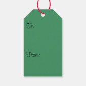 チョコレートミントキャンディカネズホリデーフェスティバル ギフトタグ (裏面)