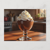 チョコレートムースのレシピカード ポストカード (正面)